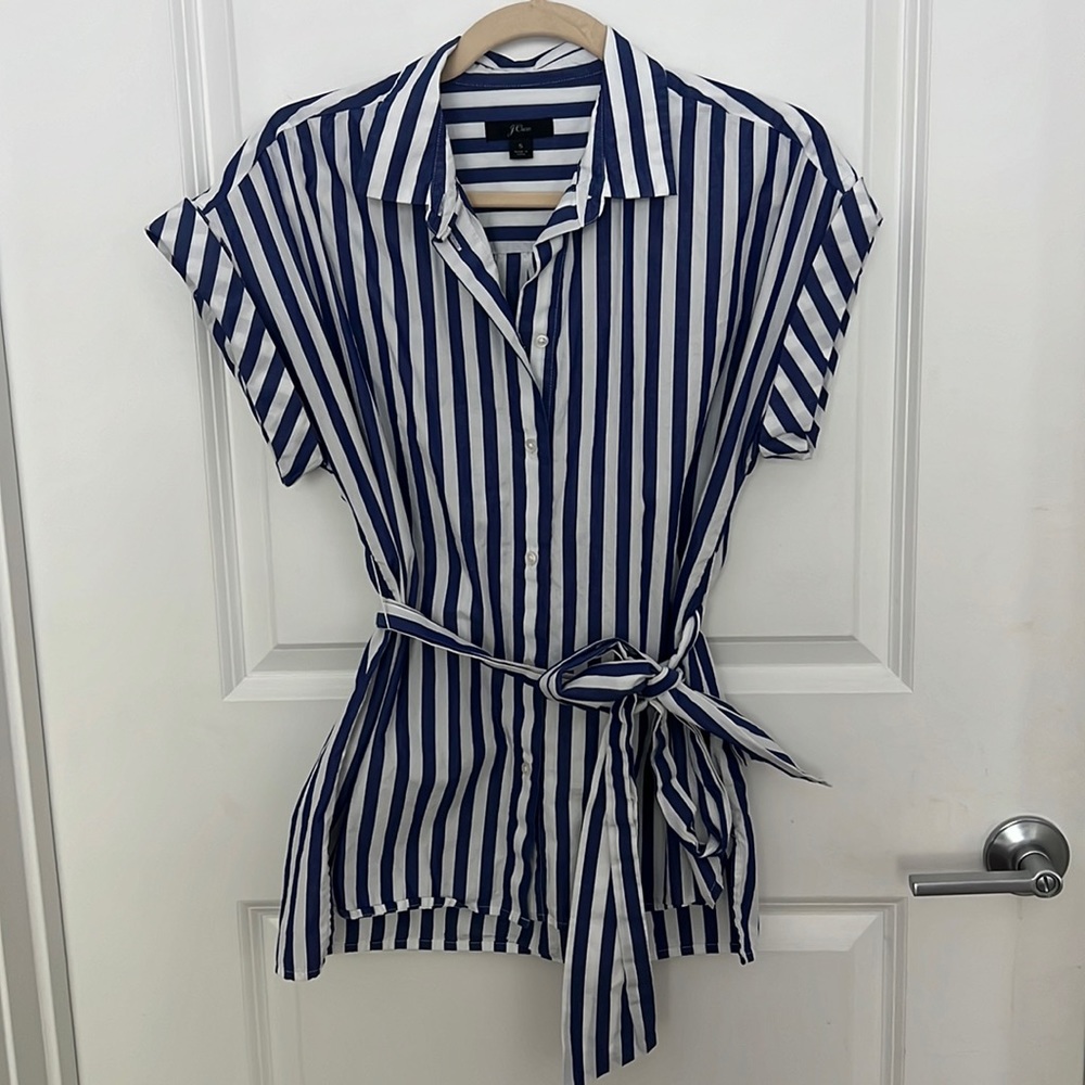 J Crew Striped Top